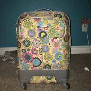 Olympia flower suitcase.